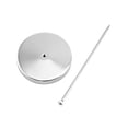 thumbnail image 3 of Soporte para recibos QWORK con forma de pincho, 16 unidades, 14 cm, color plateado, 3 of 8
