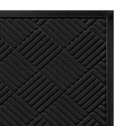 Sixhome Outdoor Mat Non Slip Doormat 24 inchx47 inch Front Door Mat Absorbent Rubber Welcome Mat Low Profile Dirt Trapper Indoor Outdoor Doormat Large