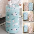 thumbnail image 2 of CAROOTU Laundry Bag Large Capacity Cute Animals Drawstring Closure Storage Bag Basket, 2 of 6