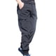 thumbnail image 2 of Pantalones de trabajo de longitud completa para hombre, de moda, sólidos, con múltiples bolsillos, multifuncionales, para hombre, 2 of 5