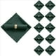 thumbnail image 3 of 40 Servilletas de Tela de Poliéster de 48 X 48 cm para Restaurante, Boda, Banquete, Cena, Fiesta, Verde Oscuro, 3 of 3