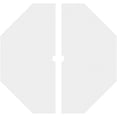 thumbnail image 4 of 34"OD x 2"ID x 11 3/4"C x 1"P Logan Architectural Grade PVC Contemporary Ceiling Medallion, Two Piece, 4 of 11