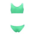 thumbnail image 5 of Rugged Ribbed Two Piece Bikini Set Featuring Wide Strap Top and Mid Waist Swimwear For All Seasons Beachwear, 5 of 5