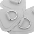 thumbnail image 3 of Phenofice 4pcs Paddle Attachment D Ring Patch PVC Grey For Reliable Usage On Inflatable Boats, 3 of 8