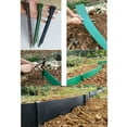 thumbnail image 3 of maskred 20 Pieces Garden Edging Barrier Terrace Peg Assortment Portable Ground Stake Assorted Kit Gardening Tool Accessories Coffee, 3 of 6