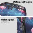 thumbnail image 4 of Flamingo Cable Organizer Waterproof Oxford Cloth Travel Case, PC Case, Cable Organizer Bag, Cable Organizer Desk, Electronic Digital Products Storage Case 5.9x9.44x3.14 in, 4 of 6