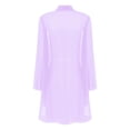 thumbnail image 3 of Manyakai Womens Cardigans Coat Chiffon Loose Kimono Long Sleeve Open Front Bolero Jacket Lavender S, 3 of 4