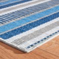 thumbnail image 5 of Dash & Albert Always Greener Machine Washable Rug, 2' 6" x 8', Blue/Grey, 5 of 7