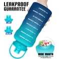 thumbnail image 5 of GEDUX 128 oz Motivational Water Bottle with Time Marker, Leakproof Wide Mouth Water Bottle, BPA-Free 2-in-1 Lid with Straw & Spout for Gym Camping, 5 of 6