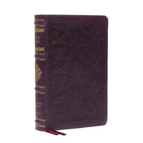 KJV Large Print Reference Bible, Purple Leathersoft, Red Letter, Comfort Print (Sovereign Collection): Holy Bible, King , (Hardcover)