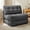 Gray, variant on CATGOOD Single Sofa Bed with Pillow, Convertible Sleeper Sofa for Small Spaces, Portable Boneless Small Couch Comfy Floor Sofa Lounge Chair for Living Room, Bedroom, Gray