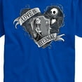 thumbnail image 3 of The Nightmare Before Christmas - Jack And Sally Love Eternal - Men's Short Sleeve Graphic T-Shirt, 3 of 5