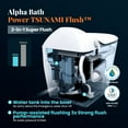 thumbnail image 5 of Alphabath Smart Toliet, Auto Open Lid, Auto Dual Flush, Heat Seat, Warm Wash/Dryer, Soft Closing, Remote Control, 5 of 10
