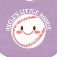 thumbnail image 4 of Inktastic Uncle's Little Rookie Baseball Boys or Girls Baby Bib, 4 of 4