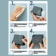 thumbnail image 4 of Estantería para móvil, soporte de pared, almacenamiento de TV, control remoto, estantería de noche, organizador de cocina, metal resistente, dise?o de 2 niveles, para dormitorio, alto, 4 of 6