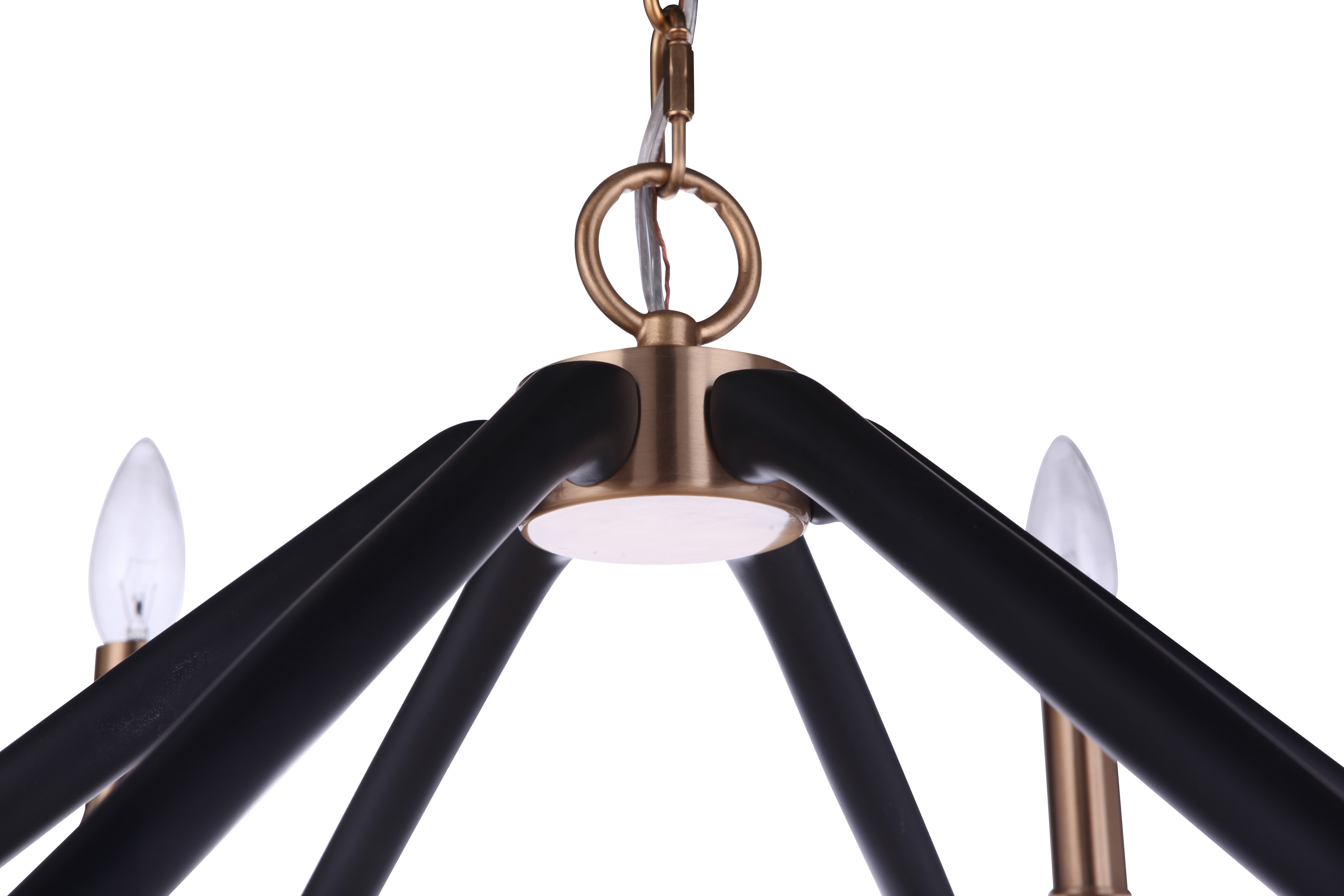 Craftmade 55526-FBSB The Reserve 6 Light 27" Wide Taper Candle Style Chandelier - Flat