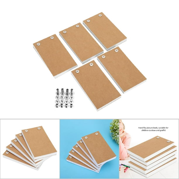 Carevas Flip Book Kit with Pad Hole Design 3 Level Brightness