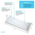 thumbnail image 1 of ObusForme Full Body Pillow|4 Feet Long|100% Cotton Cover|for Back and Neck Support, 1 of 2