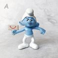 thumbnail image 4 of Figuras de acción de los Pitufos Jakks, Gargamel, Pitufinas, Papá Pitufo, elfo azul de dibujos animados, modelo de juguete, adornos coleccionables, regalos para niños, 4 of 5