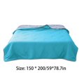 thumbnail image 2 of Summer Ice Silk Thin Blanket, Lightweight Breathable Cooling Throw, Machine Washable Soft Bedspread for Hot Sleepers, 2 of 5