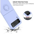 thumbnail image 3 of for Samsung Galaxy Z Flip 3 5G Case, Galaxy Z Flip 3 5G Cover 6.7'', Silicone Soft Gel Rubber Bumper Shockproof Anti-Scratch Protective Case with Ring for Galaxy Z Flip3 5G 2021-Lavender Purple, 3 of 15