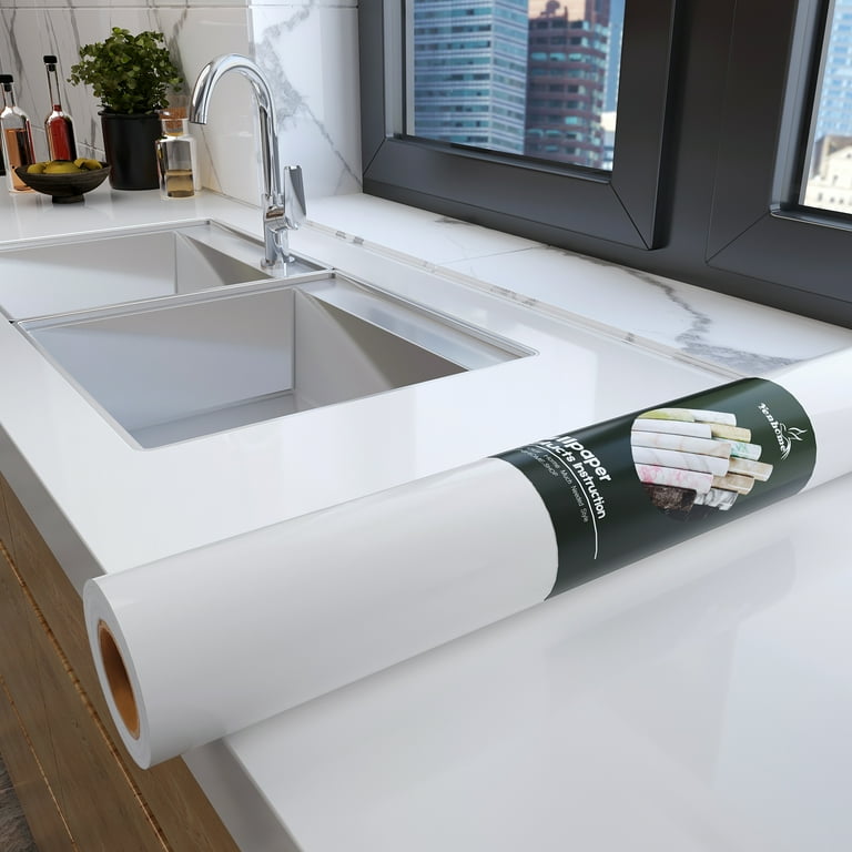 Glossy White Wallpaper