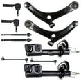 thumbnail image 4 of SCITOO 72367 72368 ES800408 EV80645 Front shock absorber Tie Rod End Control Arm and Ball Joint Assembly Stabilizer Bar Link Kit Fits 2007 2008 2009 2010 2011 2012 for Jeep Patriot, 4 of 5