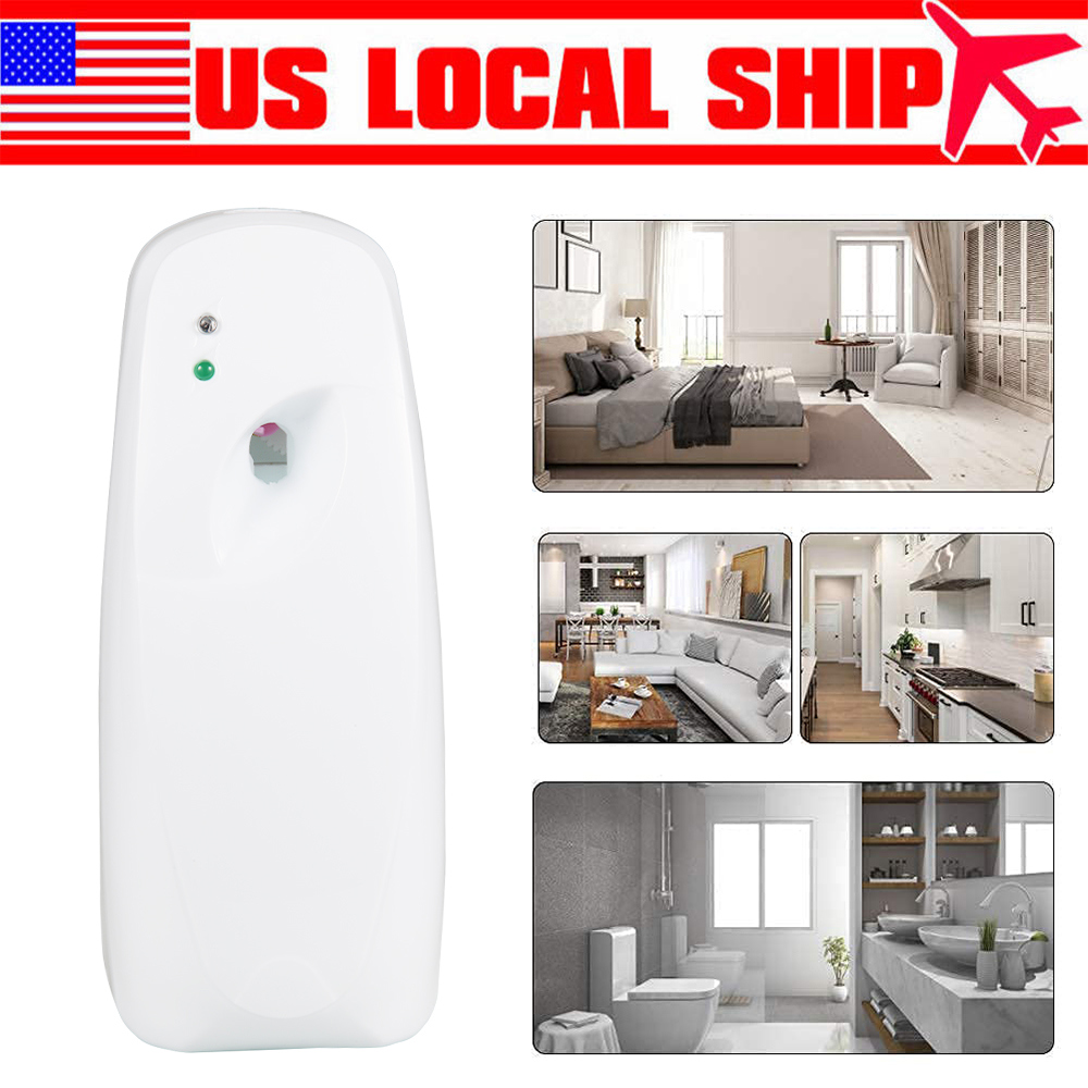 JLLOM Wallmounted Automatic Air Freshener Aerosol Spray Dispenser for Home Office