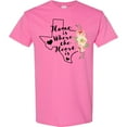 thumbnail image 3 of Inktastic Texas Home is Where the Heart is with Watercolor Floral T-Shirt, 3 of 5