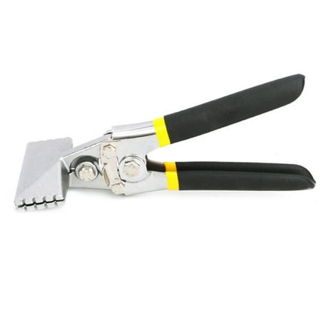 

JUNTEX Sheet Metal Bending Pliers Hand Seamer Wide Jaw Straight 80mm/Elbow 80mm/Straight 150mm Tools for Welding Clamps