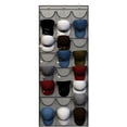 thumbnail image 3 of Hat Rack - Estante para sombreros béisbol con 24 bolsillos colección gorras exhibición 2 ganchos (gris oscuro), 3 of 9
