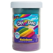 Cra-Z-Art Cra-Z-Sand Rainbow Sand, 1 Multicolor Sand Toy Set, 1.25lb Jar, Unisex Child Ages 4 and up