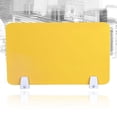 thumbnail image 3 of OULII 1Pack Desktop Privacy Panel Acrylic Yellow Reduce Disturbance for Office Setting, 3 of 6
