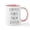 White/Pink Inside, variant on CafePress - Coffee First Then Stitch - 11 oz Ceramic Mug - Novelty Coffee Tea Cup