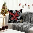 thumbnail image 1 of Christmas Pillow Cover Holiday Decoration Linen Throw Pillow Case for Sofa Couch Bed Living Room Seasonal Home Decor Festive Accent, 1 of 6