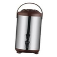 thumbnail image 3 of Dispensador de bebidas frías y calientes con grifo, cubo multiusos para jugo de granos de café, para agua, bebidas, fiesta, barbacoa negro, 3 of 9