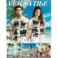 thumbnail image 2 of Vintage Cow Hawaiian Shirt for Men, Retro Style, Button Down Summer Beach Short Sleeve, S-5XL, 2 of 4