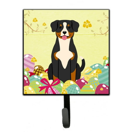 

Carolines Treasures BB6038SH4 Easter Eggs Entlebucher Leash or Key Holder 7Hx4.25W multicolor