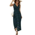 thumbnail image 2 of Clan MacLeod of Skye Tartan Graphic Sleeveless Dress Dresses Women Summer Evening Dresses Ladies Bohemia Long Dresses, 2 of 9