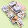thumbnail image 3 of Easter Christmas Empty Tins Candy Cookie Gift Storage Container Holiday Decorative Box Food Biscuit Tin with Lid, 3 of 10