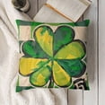 thumbnail image 3 of St.Patrick's Day ,Striped Decorations Holiday Spring Decorative Pillow Case Decor for Sofa Couch, 3 of 5