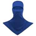 thumbnail image 2 of Domuza Balaclava Face Mask for women Men，Sun UV Protection Hood Breathable Full Head Mask Face Cover for Cycling Fishing Fluorescence Royal Blue, 2 of 5