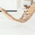 thumbnail image 5 of Toyvian Beige Wooden Ladder Bridge for Hamsters and Birds Climbing Toy, 1 Piece Small Pet Accessory, 5 of 5