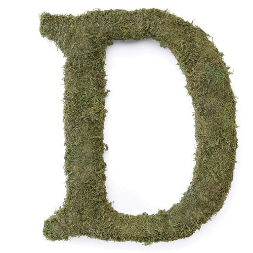 Large (15") Moss Monogram, A