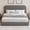 Grey, variant on 4 EVER WINNER Full Bed Frame with Headboard, Cloud Boucle Upholstered Platform Bed with Wood Slats, Soft Rounded Corners, No Box Spring Required, Non-Slip and Noise-Free, Easy Assembly, Cream