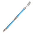 thumbnail image 1 of Herramienta para empujar cutículas – Doble cara con borde afilado en forma de cuchara, removedor de cutículas de doble extremo, limpiador de cutículas, acero inoxidable, manicura, pedicura, herramient, 1 of 5