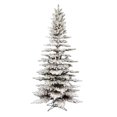 thumbnail image 3 of Vickerman Sapin de Noël Artificiel à LED Multicolore 66" en Blanc, 3 of 3