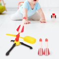 thumbnail image 4 of Rocket Air Launch Toy para de 3, 4, 5, 6, 7, 8+ años de edad, niño/niña, lanzadores, divertido aire libre, Navidad/cumpleaños para niño 4 piezas con luces LED Baoblaze lanzacohetes para niños, 4 of 8
