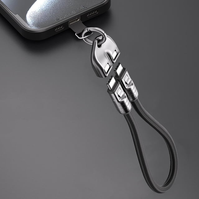Cable de Carga de Teléfono C a C Cable de Carga de 240W con Pulsera Portátil