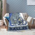 thumbnail image 6 of Dallas Flannel Throw Blanket ，Football Style Pride Paint Travel Blanket Gifts for Men Women Boy Decor Sofa Bed 50"x60", 6 of 6